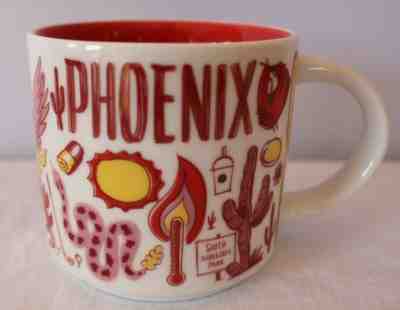 STARBUCKS - PHOENIX RED "BEEN THERE SERIES" COFFEE MUG 14 oz. - 2018 - NEW - Sold on eBay Jan, 18th 2020 for $17.99