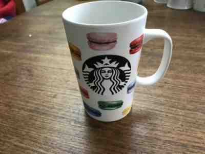 Starbucks Coffee Cup 2015 Dot Collection French MACARONS Rainbow Mug 16oz mint - Sold on eBay Jan, 18th 2020 for $35.99