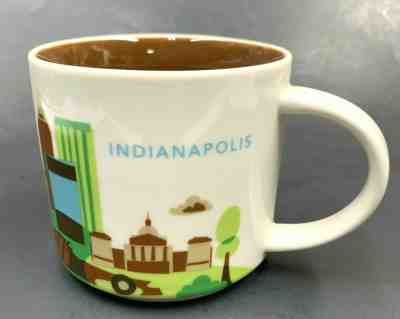 Starbucks You Are Here Indianapolis Indiana 14 oz Coffee Mug is Retired - Sold on eBay Jan, 18th 2020 for $19.97