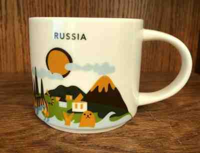 Starbucks RUSSIA You Are Here Collection Coffee Mug Cup 14 oz. 2018 - Sold on eBay Jan, 18th 2020 for $26.59