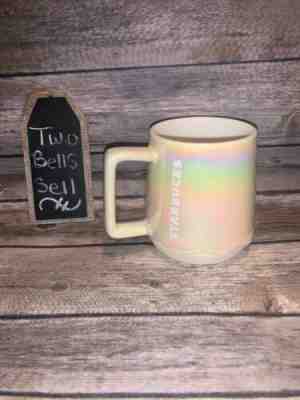 NEW Starbucks 2019 Holiday IRIDESCENT Ceramic Mug PEARL MELT DRIP 12 OZ - Sold on eBay Jan, 18th 2020 for $22.00