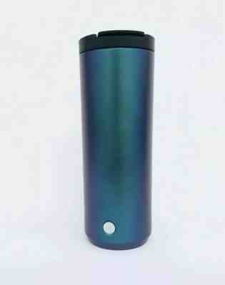 ??Starbucks 2019 Iridescent Blue Purple Flip-Top Stainless Steel Tumbler 16 oz?? - Sold on eBay Jan, 17th 2020 for $38.00