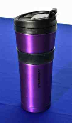 2011 Starbucks Stainless Steel Purple color Travel Tumbler 16 fl oz        #2922 - Sold on eBay Jan, 17th 2020 for $15.99