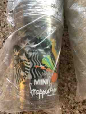 Lot of 50 Starbucks Mini Frappuccino Cups 10 oz. Limited 2016 Summer Artwork NOS - Sold on eBay Jan, 17th 2020 for $19.99