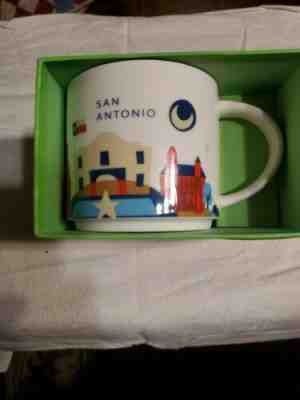 Starbucks San Antonio You Are Here Collection Coffee Cup/Mug 14 oz , NIB w/tag - Sold on eBay Jan, 18th 2020 for $27.00