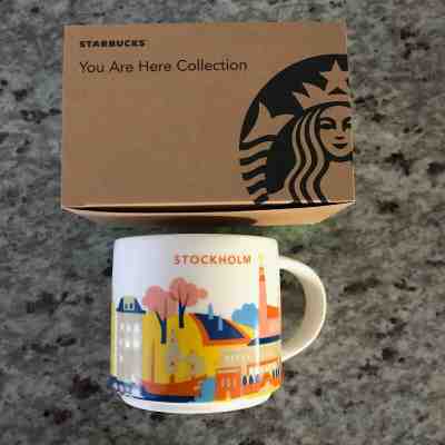 Starbucks Stockholm Sweden You Are Here 14 oz Mug New with Box Rare YAH Europe  - Sold on eBay Jan, 17th 2020 for $64.99