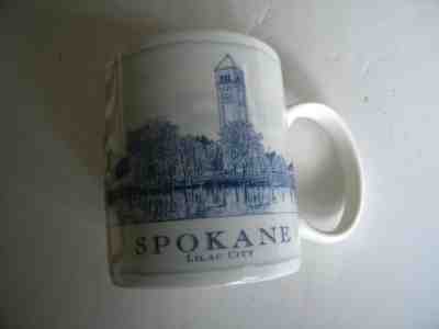 STARBUCKS 2007 ARCHITECTURE SERIES SPOKANE LILAC CITY 18 oz MUG w/ SKU TAG - Sold on eBay Jan, 17th 2020 for $19.99