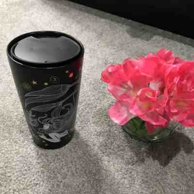 2019 Starbucks Holiday Siren Mermaid Travel Mug Ceramic Cup 12oz Black Gold RARE - Sold on eBay Jan, 17th 2020 for $29.99