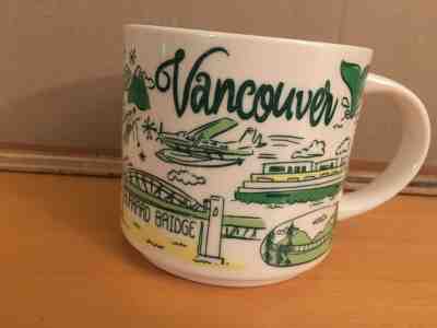 STARBUCKS VANCOUVER BEEN THERE SERIES, ACROSS THE GLOBE COFFEE MUG NEW - Sold on eBay Jan, 17th 2020 for $22.77