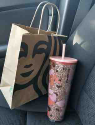 New! STARBUCKS Valentines 2020 TUMBLER HEARTS 24 OZ Cups IN HAND! - Sold on eBay Jan, 17th 2020 for $34.99