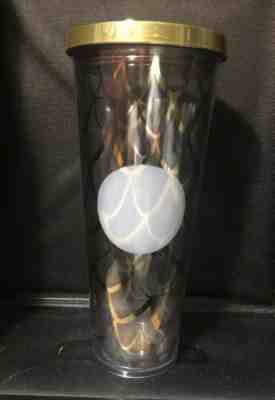 Starbucks 2016 Cold Cup Gold Scales Venti Acrylic 24 Oz Insulated Double Wall . - Sold on eBay Jan, 16th 2020 for $21.99