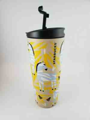 Starbucks Zebra Print Cold Or Hot Drink Travel Cup Tumbler 16oz NEW - Sold on eBay Jan, 21st 2020 for $24.99