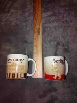Starbucks Coffee Germany And Berlin 3 oz Espresso Mugs Cup Mini Collector Series - Sold on eBay Jan, 21st 2020 for $35.95
