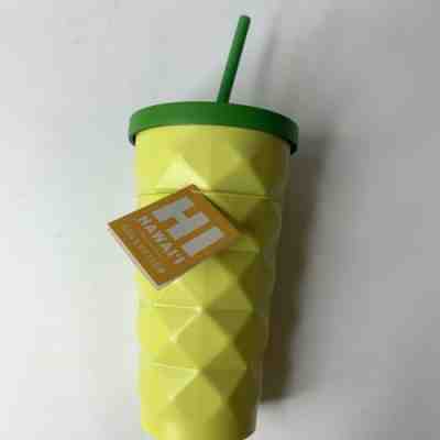 New Starbucks Hawaii Pineapple Metal Tumbler NWT 2016 16 Oz Cold Cup - Sold on eBay Jan, 21st 2020 for $39.99