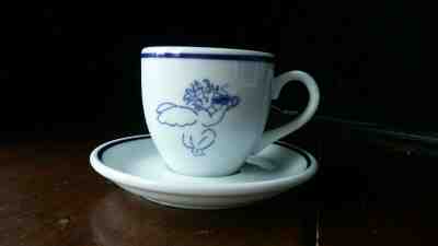 Vtg Rosanna Imports for Starbucks Espresso Cup and Saucer Cherubs Poland 1994 - Sold on eBay Jan, 21st 2020 for $20.00