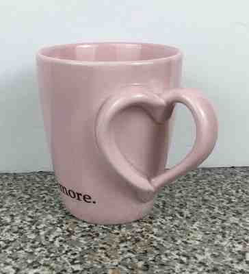 Starbucks 2003 Barista 12 Oz Coffee Mug Pink "AMORE" Heart Handle Valentines Day - Sold on eBay Jan, 21st 2020 for $16.99