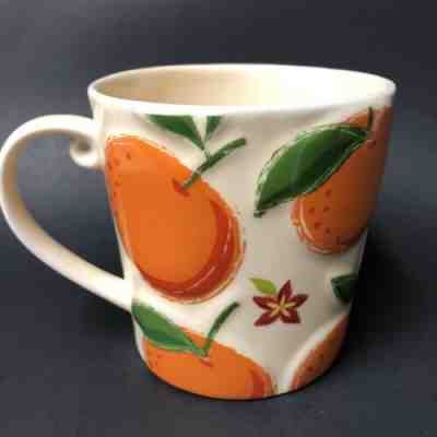 STARBUCKS ORANGES MUG~2006~16 Oz~Raised & Embossed Oranges ~ Beautiful Handle - Sold on eBay Jan, 20th 2020 for $15.00