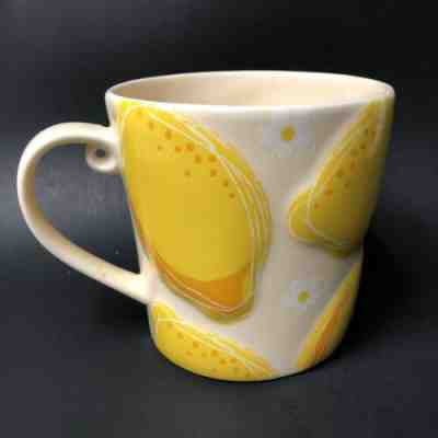 STARBUCKS LEMONS MUG~2006~16 Oz~Raised & Embossed ~ Beautiful Handle - Sold on eBay Jan, 20th 2020 for $15.00