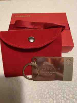 NIB Starbucks Sterling Silver 2014 Limited Edition Keychain Gift Card $0 Balance - Sold on eBay Jan, 20th 2020 for $175.00