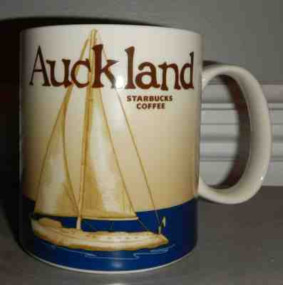AUCKLAND New Zealand Global Icon STARBUCKS mug US seller NEW - Sold on eBay Jan, 20th 2020 for $64.99