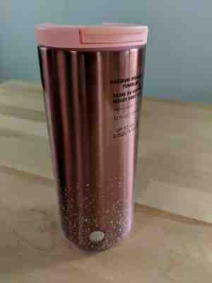 Starbucks Pink Confetti Vacuum Insulated Flip-Top Stainless Steel Tumbler 12 oz - Sold on eBay Jan, 20th 2020 for $21.00