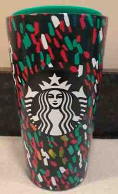 Starbucks Holiday Confetti Ceramic Travel Tumbler Mug 12oz Collection 2019 - Sold on eBay Jan, 20th 2020 for $18.99