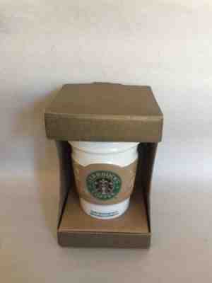 Starbucks 2008 Christmas Holiday Ornament White to Go Cup W/Sleeve- New - Sold on eBay Jan, 20th 2020 for $15.00