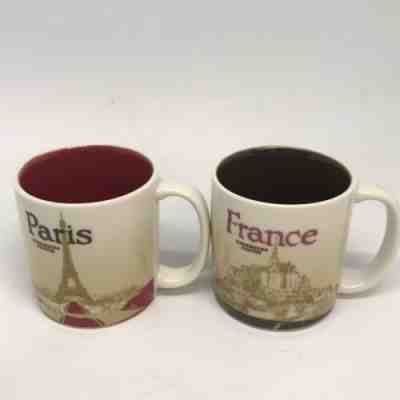 2 x Starbucks Coffee Collector Series Mug 3 fl oz 2010 Paris France - Sold on eBay Jan, 20th 2020 for $15.00