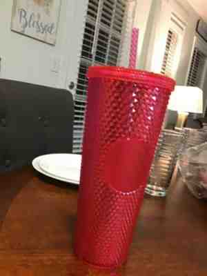 Starbucks Venti Iridescent Neon Pink Stud Studded Tumbler Cups 2019 New - Sold on eBay Jan, 20th 2020 for $15.00