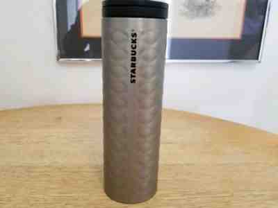 Starbucks 2015 Stainless Steel Quilted Tumbler, 16 oz. HTF  - Sold on eBay Jan, 20th 2020 for $22.95