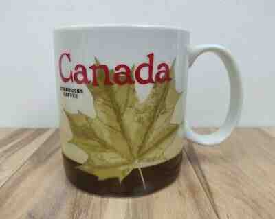 Starbucks Canada Mug Collectors Series 16oz Ceramic Maple Leaf 2012 Country - Sold on eBay Jan, 20th 2020 for $25.19