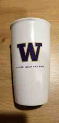 Starbucks 2014 U of W Husky University Washington Ceramic Tumbler. Missing lid - Sold on eBay Jan, 20th 2020 for $22.00