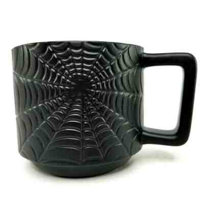 Starbucks 2019 Halloween Spiderweb Coffee Mug 12 oz Black Web - IN HAND SOLD OUT - Sold on eBay Jan, 20th 2020 for $26.99