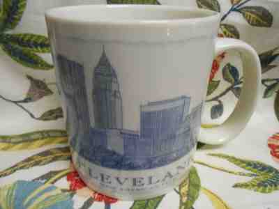 Starbucks “City Of Cleveland” 18 Oz Coffee Tea Mug Cup 2007 Architecture Series  - Sold on eBay Jan, 20th 2020 for $29.95