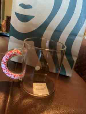 *RARE* Starbucks 2020 Confetti Hearts Handle Glass Mug Valentines Cup U.S Seller - Sold on eBay Jan, 20th 2020 for $17.30