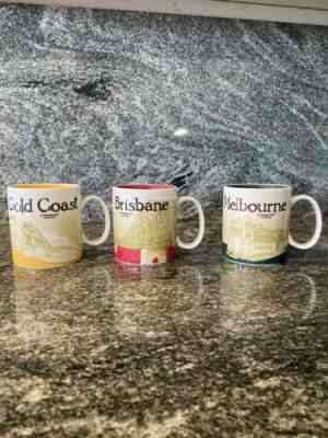 3 COLLECTIBLE ‘you are here’ starbucks coffee cups/mugs - Sold on eBay Jan, 20th 2020 for $50.00