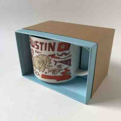 Starbucks 2018 Austin Been There Series Coffee Mug Armadillo Horseshoe New Box - Sold on eBay Jan, 20th 2020 for $24.99