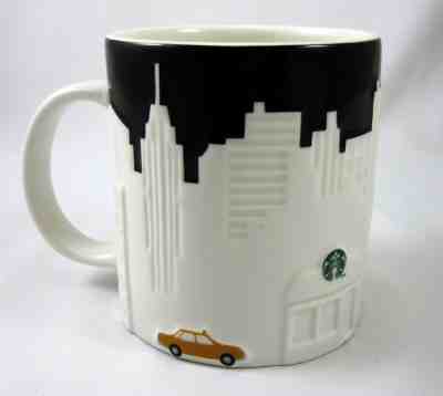 Starbucks Coffee New York City Embossed Relief Mug Cup Collectors Series 2012 - Sold on eBay Jan, 20th 2020 for $29.99