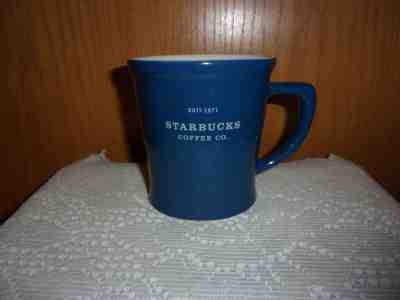 2008 Starbucks Coffee Co. Estd. 1971 Blue White Oversized Cup Mug Rare - Sold on eBay Jan, 20th 2020 for $16.00