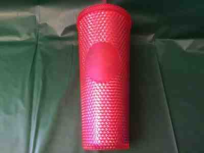 NEW Starbucks Coffee 2019 Hot Pink Studded Iridescent Collector Cold Cup Tumbler - Sold on eBay Jan, 20th 2020 for $16.95