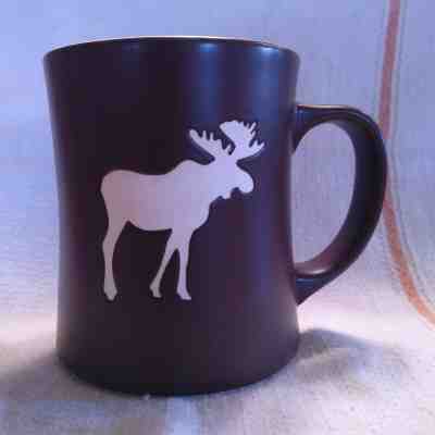 Starbucks Moose Orig. 2009 Coffee Mug Brown, Embossed New Bone China, 16oz NICE! - Sold on eBay Jan, 20th 2020 for $25.99