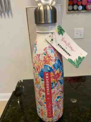 New Lilly Pulitzer Starbucks Swell Resort 17oz Stainless Steel Bottle - Sold on eBay Jan, 20th 2020 for $30.00