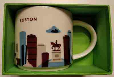Starbucks You Are Here Mug with Box/Sticker - Boston - Sold on eBay Jan, 20th 2020 for $30.00