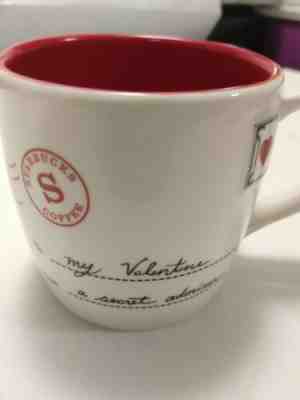 Starbucks 2010 Valentine Coffee Mug My Valentine Love Letter Secret Admirer Cup - Sold on eBay Jan, 20th 2020 for $16.00