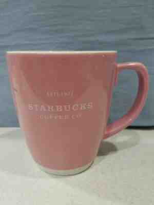 2006 Starbucks Abbey Mug Cup Pink White Starbucks Coffee Company EST 1971 - Sold on eBay Jan, 20th 2020 for $19.60