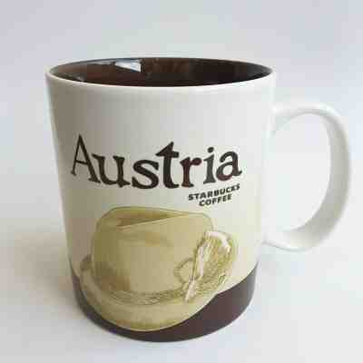 Original Starbucks City Mug 16 oz Global icon city AUSTRIA Series 2016 - Sold on eBay Jan, 20th 2020 for $21.00