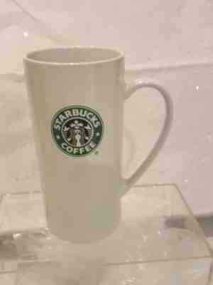 Starbucks Tall Skinny Coffee Latte Mug Cup 14 oz. 2008 White Green Mermaid - Sold on eBay Jan, 20th 2020 for $20.00