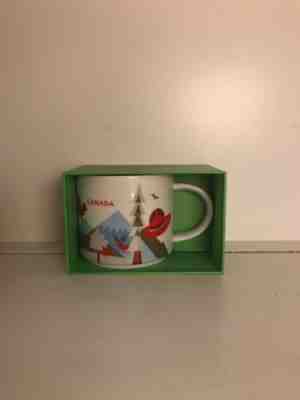 NIB Starbucks Canada "You Are Here" Collection Coffee Mug 14 fl oz - Sold on eBay Jan, 20th 2020 for $23.99
