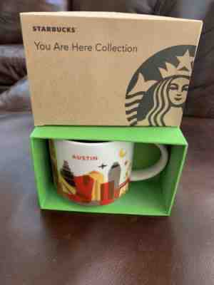 NEW 2015 STARBUCKS COFFEE YOU ARE HERE COLLECTION AUSTIN TEXAS CITY MUG   - Sold on eBay Jan, 20th 2020 for $19.99