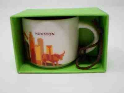Houston Starbucks You Are Here Ornament 2oz Espresso Mini Mug Cup 2017 - Sold on eBay Jan, 20th 2020 for $29.99